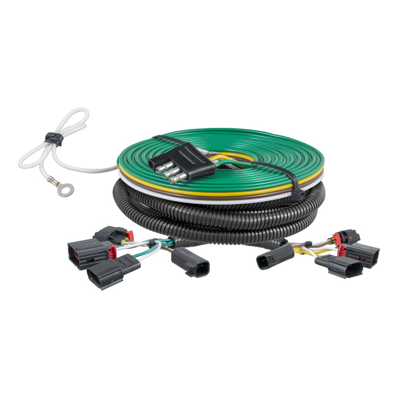 CURT 58907 Custom Towed-Vehicle RV Wiring Harness for Dinghy Towing, Fits Select Jeep Grand Cherokee